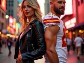 Taylor Swift and Travis Kelce