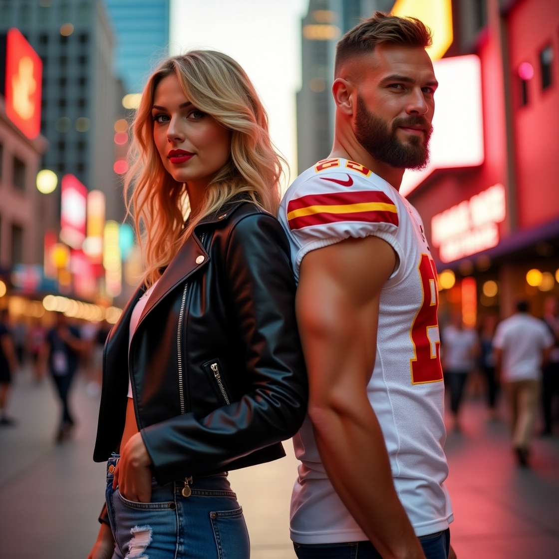 Taylor Swift and Travis Kelce